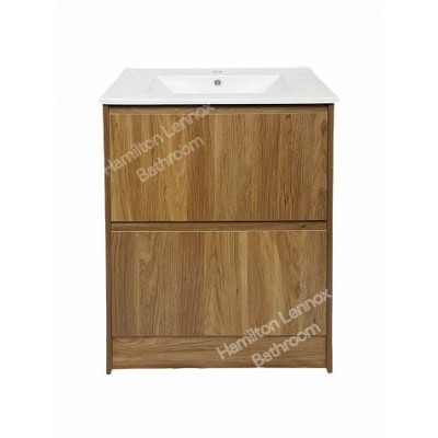 Vanity - R700FS - Free Standing 700mm - Wood Grain